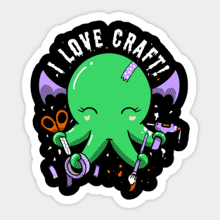 I Love Craft Sticker